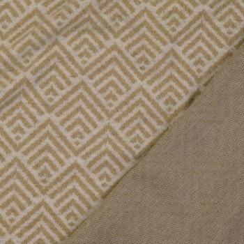 Interlock Jacquard in beige/natur